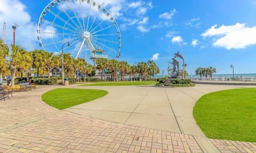 Skywheel, Myrtle Beach board walk, nearby vacation rental penthouse at dunes village