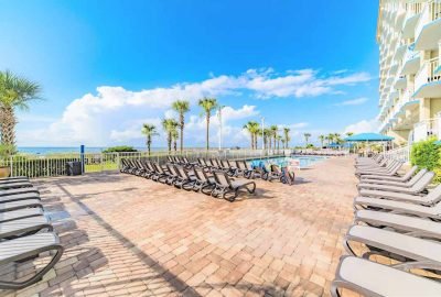 penthouse at Dunes Village in Myrtle Beach with a lap pool and waterpark access