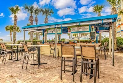 Poolside TikiBar included when you book directly our penthouse at dunes village airbnb sleeps 8. Contact PMIC Jessica Doyle
